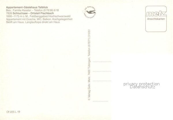 Schluchsee Appartement Gaestehaus Talblick – Bild 2