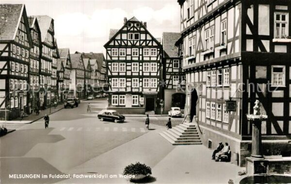 Melsungen Fulda Fachwerkidyll am Walde Altstadt