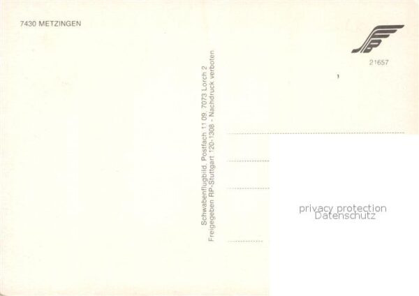 Metzingen Wuerttemberg Fliegeraufnahme – Bild 2