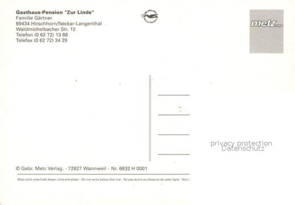 Langenthal Odenwald Gasthaus Pension Zur Linde Terrasse Hallenbad – Bild 2