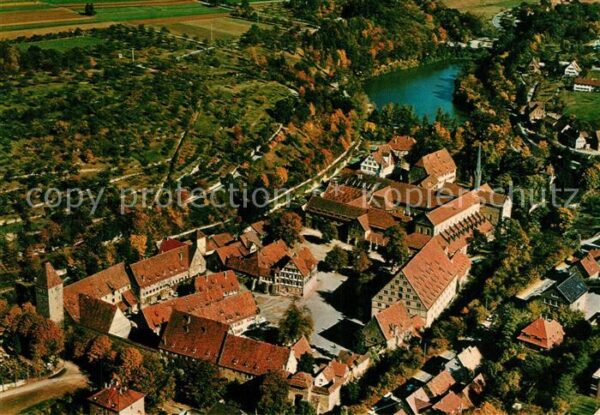 Maulbronn Ehemaliges Zisterzienserkloster 12. Jhdt. Fliegeraufnahme