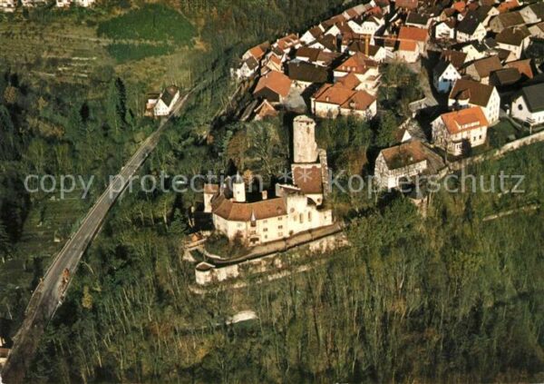Krautheim Jagst Burg Fliegeraufnahme