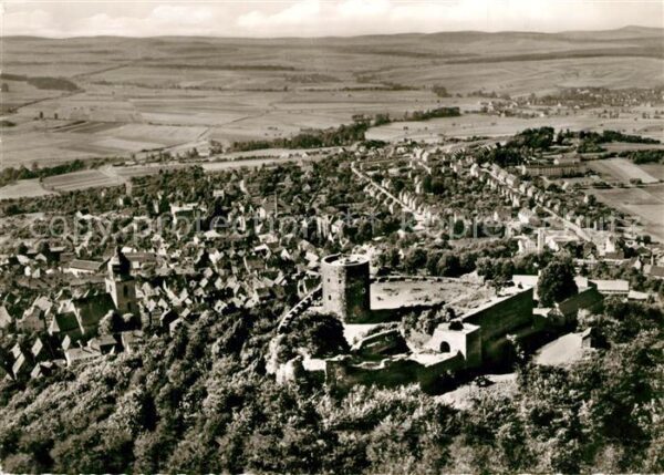 Homberg Efze Burg Fliegeraufnahme