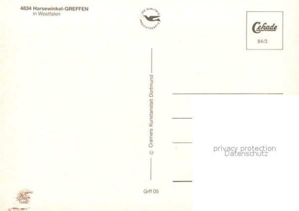 Greffen Hauptstrasse Brunnen Dorfmotiv Partie an der Ems Bruecke Schule – Bild 2
