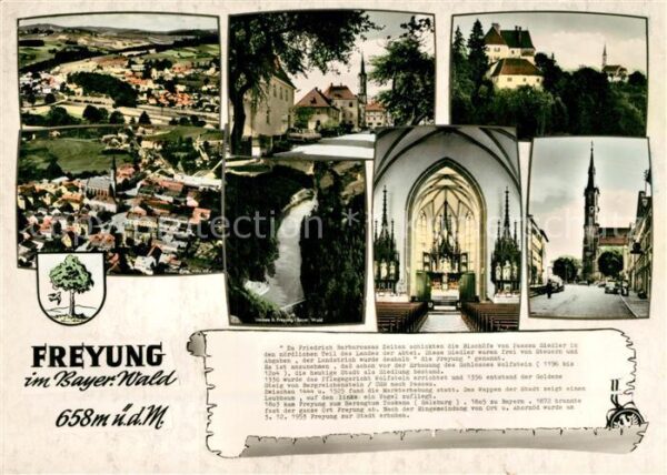 Freyung Innenstadt Kirche Innenansicht Schloss Stausee Bayerischer Wald
