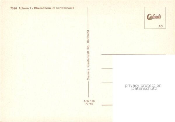 Oberachern Teilansichten Fachwerkhaus Kirche Parkanlagen Aussichtspunkt – Bild 2