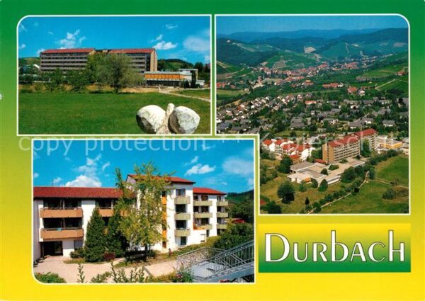 Durbach Staufenberg Klinik Badische Weinstrasse Fliegeraufnahme