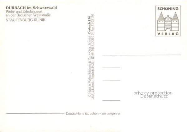 Durbach Staufenberg Klinik Badische Weinstrasse Fliegeraufnahme – Bild 2