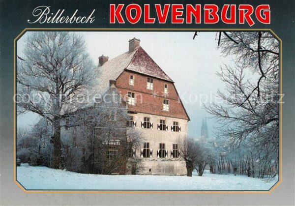 Billerbeck Westfalen Kolvenburg im Winter