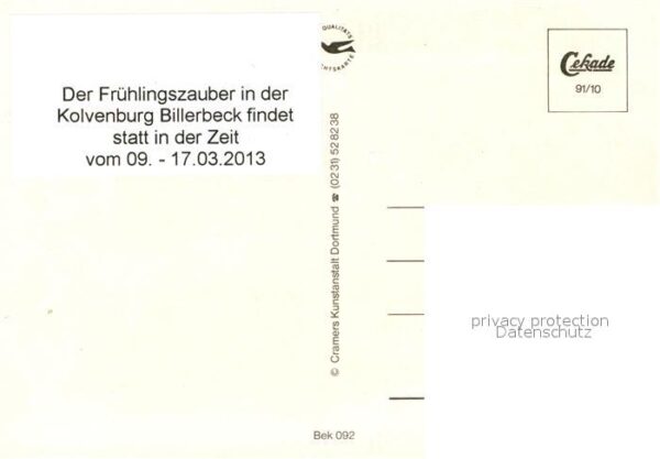 Billerbeck Westfalen Kolvenburg im Winter – Bild 2