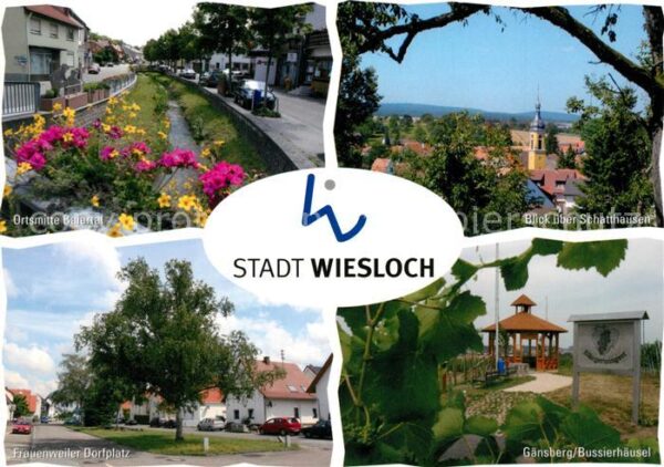 Wiesloch Ortsmitte Baiertal Frauenweiler Dorfplatz Gaensberg Bussierhaeusel Blic