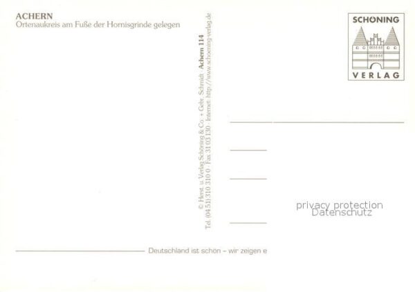 Achern Baden Hauptstrasse Hornisgrinde Kirche Rathaus Platz Schwanenteich – Bild 2
