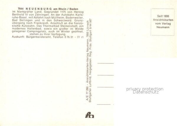 Neuenburg Rhein Markgraefler Land Schwarzwald Fliegeraufnahme – Bild 2