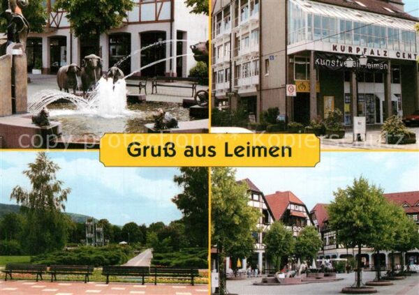 Leimen St Georg Brunnen Kurpfalz Centrum Freibad Georgiplatz