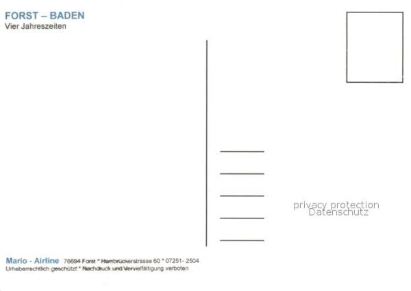 Forst Baden Vier Jahreszeiten Fliegeraufnahmen – Bild 2