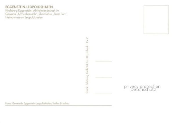 Leopoldshafen Kirchberg Kirche Altrhein Landschaftspanorama Faehre Heimatmuseum – Bild 2