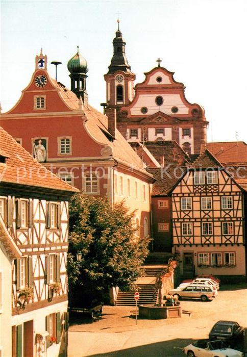 Ettenheim Rathaus mit Pfarrkirche