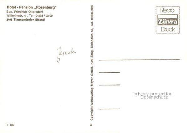 Timmendorfer Strand Hotel Pension Rosenburg – Bild 2