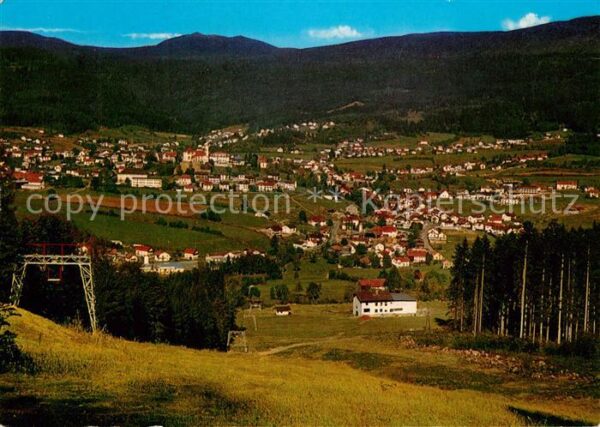 Bodenmais Panorama Luftkurort am Fusse des Arbers Bayerischer Wald