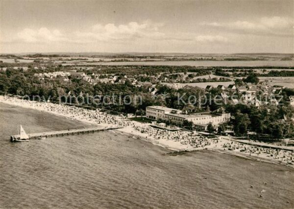 Timmendorfer Strand Ostseeheilbad Strand Seebruecke Fliegeraufnahme