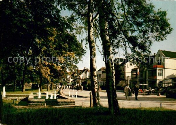 Timmendorfer Strand Kurpromenade Wasserspiele