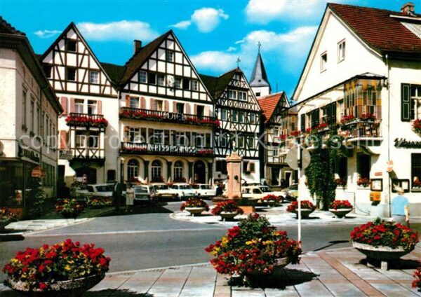 Bad Orb Marktplatz Altstadt Fachwerkhaeuser