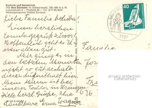 Bad Duerrheim Kurheim Sanatorium – Bild 2