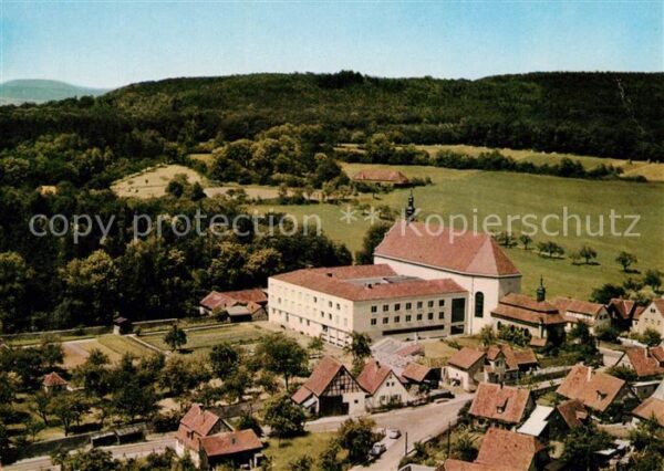 Schwarzenberg Scheinfeld Kloster Franziskaner Minoriten Fliegeraufnahme