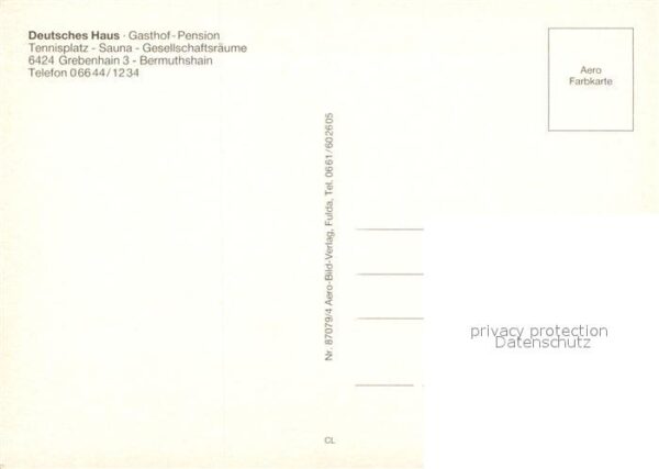 Bermuthshain Gasthof Pension Deutsches Haus Landschaftspanorama Winterlandschaft – Bild 2