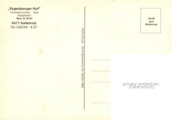 Kefenrod Landschaftspanorama Vogelsberger Hof Hotel Restaurant – Bild 2