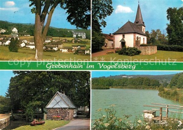 Grebenhain Oberwald Kirche Backhaus Weiher