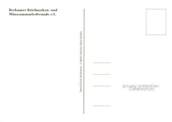 Ahlen Westfalen Sehenswuerdigkeiten der Stadt Beckumer Briefmarken und Muenzsamm – Bild 2
