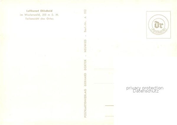 Ehlscheid Teilansicht Luftkurort Westerwald – Bild 2