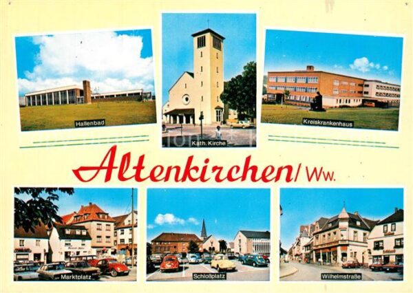 Altenkirchen Westerwald Hallenbad Kirche Krankenhaus Marktplatz Schlossplatz Wil