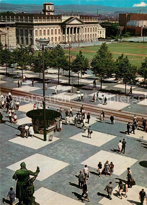 Kassel Obere Koenigsstrasse Spohrdenkmal Museum Fridericianum