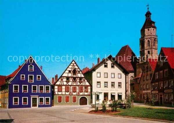 Weissenburg Bayern Am Hof mit Andreaskirche