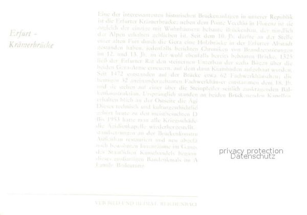 Erfurt Kraemerbruecke Geschichte – Bild 2