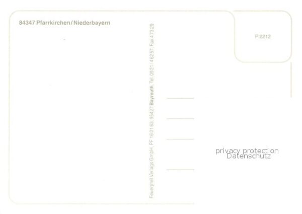 Pfarrkirchen Inn Teilansichten Innenstadt Kirche Brunnen – Bild 2
