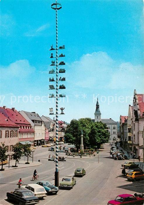 Pfaffenhofen Ilm Tor zur Hallertau Hauptplatz Maibaum Kirche