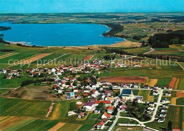 Petting Waginger See Kuehnhausener Bucht Fliegeraufnahme
