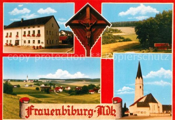 Frauenbiburg Gasthaus Kirche Inri Landschaftspanorama