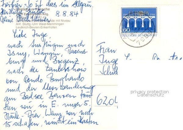 Enkenhofen Blick ueber die Felder Landschaftspanorama See – Bild 2