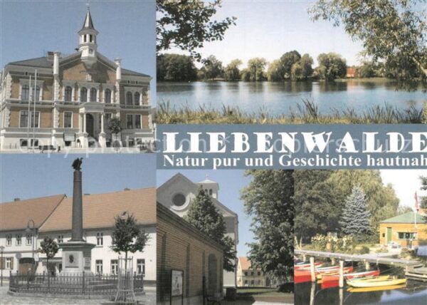 Liebenwalde Rathaus Muehlensee Kriegerdenkmal Museum Marina