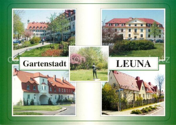 Leuna Walter Bauer Strasse Rathaus Park Plastiken Torweg Bunsenstrasse