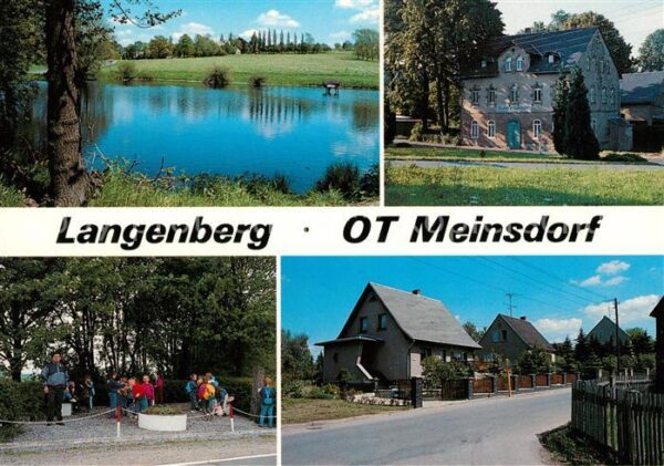 Meinsdorf Langenberg Grosser Teich Kapellenberg Gasthaus Teilansicht