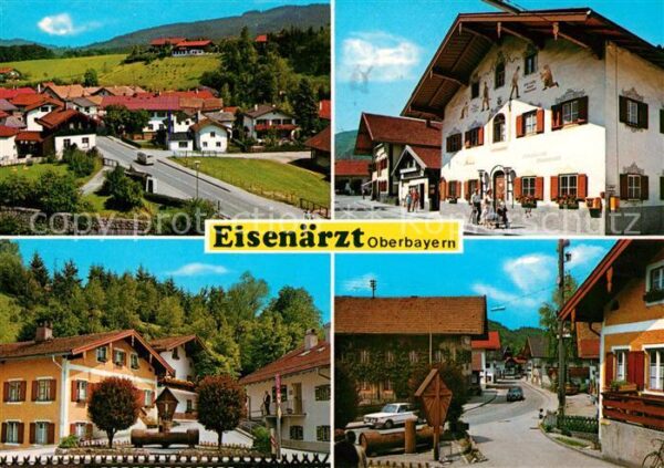 Eisenaerzt Teilansichten Luftkurort Bayerische Alpen
