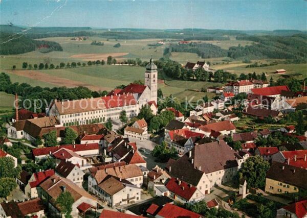 Ebersberg Oberbayern Historische Stadt Fliegeraufnahme