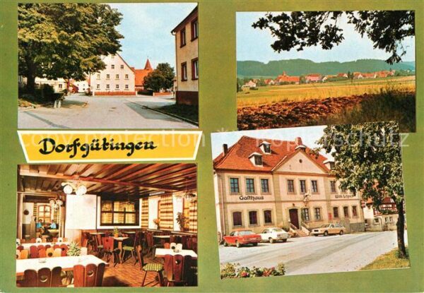 Dorfguetingen Gasthof Pension zum Ross Landschaftspanorama