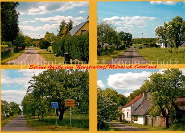Neugersdorf Bad Freienwalde Teilansichten Ortseingang