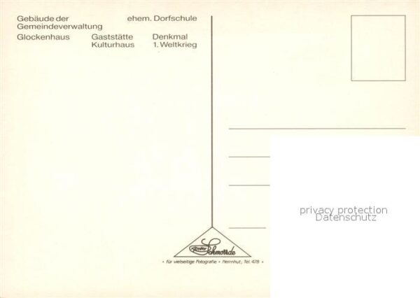 Ottenhain Gemeindeverwaltung Dorfschule Glockenhaus Gaststaette Kulturhaus Denkm – Bild 2
